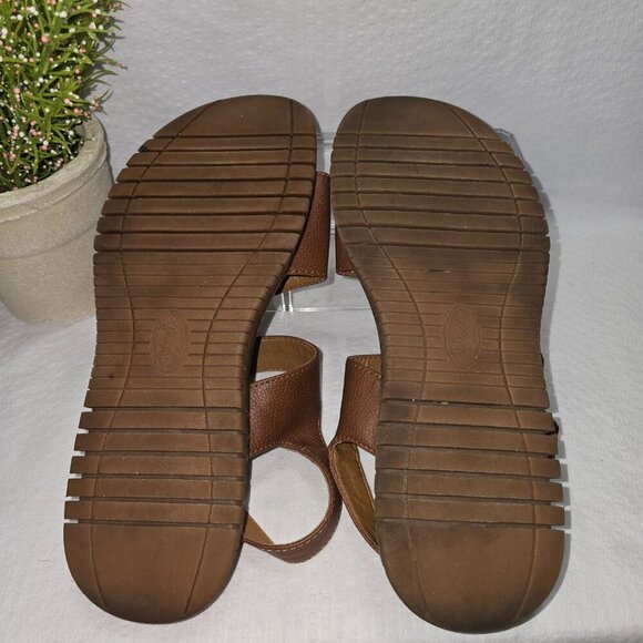WOMENS EUROSOFT BY SOFTT CEEJAY SANDALS BROWN SIZE 9 EUC - Picture 4 of 8